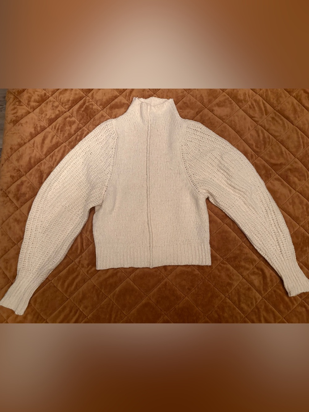 Isabel Marant Cream Turtleneck Knit Sweater